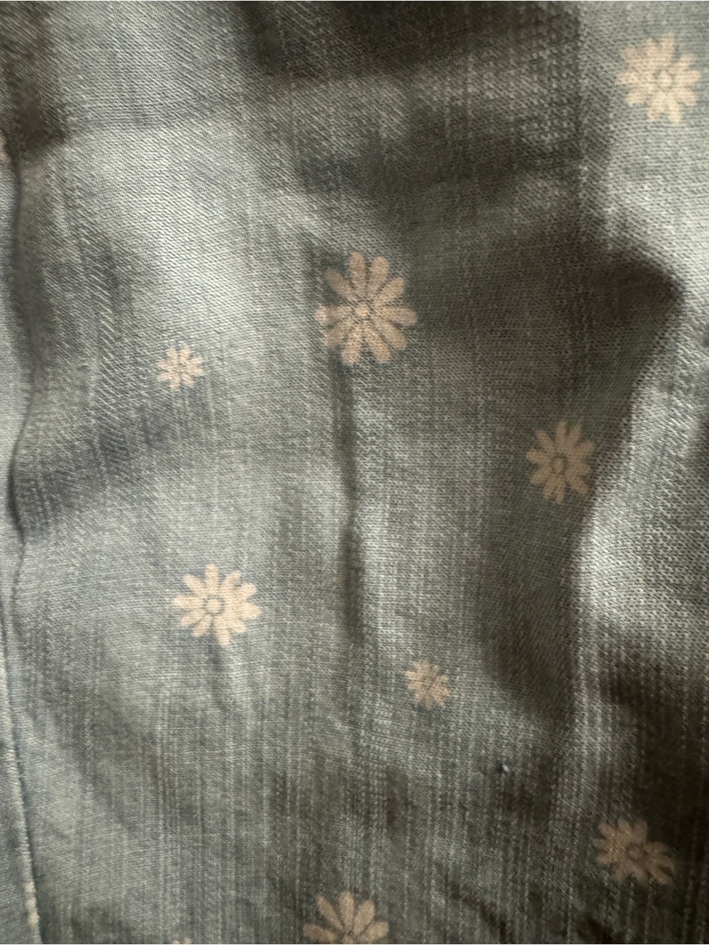 Altar'd State Light Blue Daisy Crop Top - Picture 2 of 3